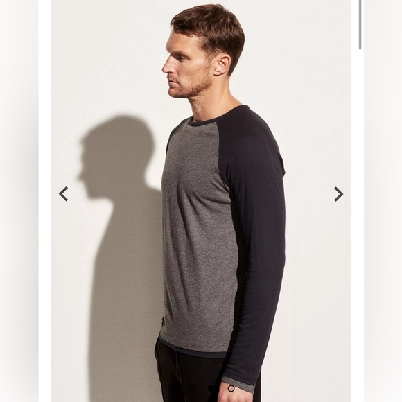 VINCE Double Layer Baseball Crew - Picture 2 of 5